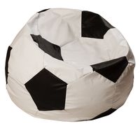 Funda Pouf Pera Infantil Fútbol Eco Cuero 50x50x50 cm Máxima Design