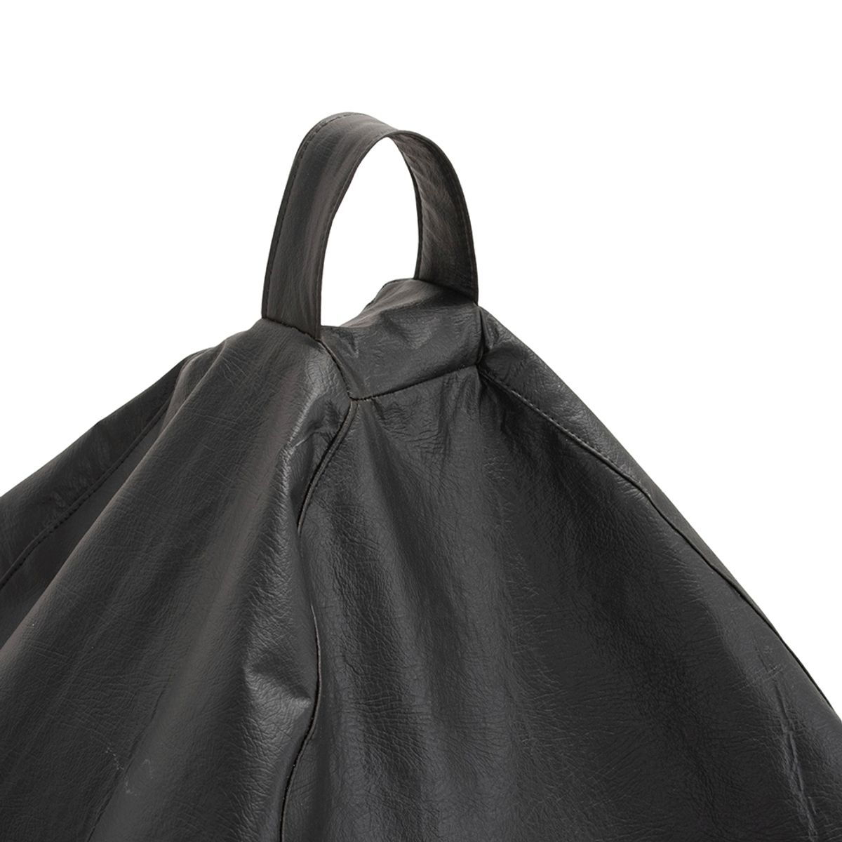 GENERICO - Funda Pouf Pera Negro Sin Relleno 100x80x80 cm Máxima Design