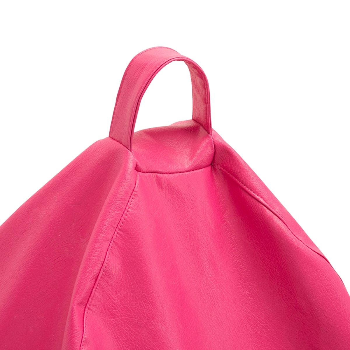 GENERICO - Funda Pouf Pera Infantil Rosada Eco Cuero 60x50x50 cm Máxima Design