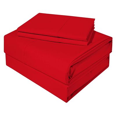 Imagen 2 del producto Juego De Sábanas King Diversión Clásico Rojo 200 Hilos