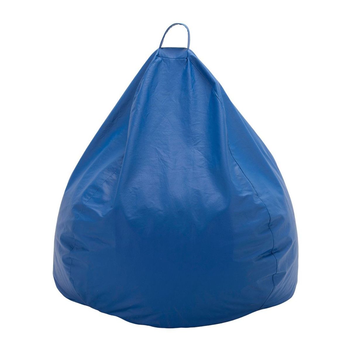 GENERICO - Funda Pouf Pera Azul Sin Relleno 100x80x80 cm Máxima Design