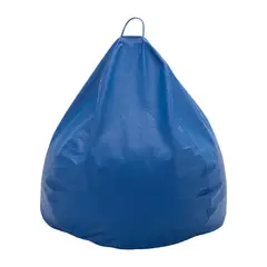 GENERICO - Funda Pouf Pera Azul Sin Relleno 100x80x80 cm Máxima Design