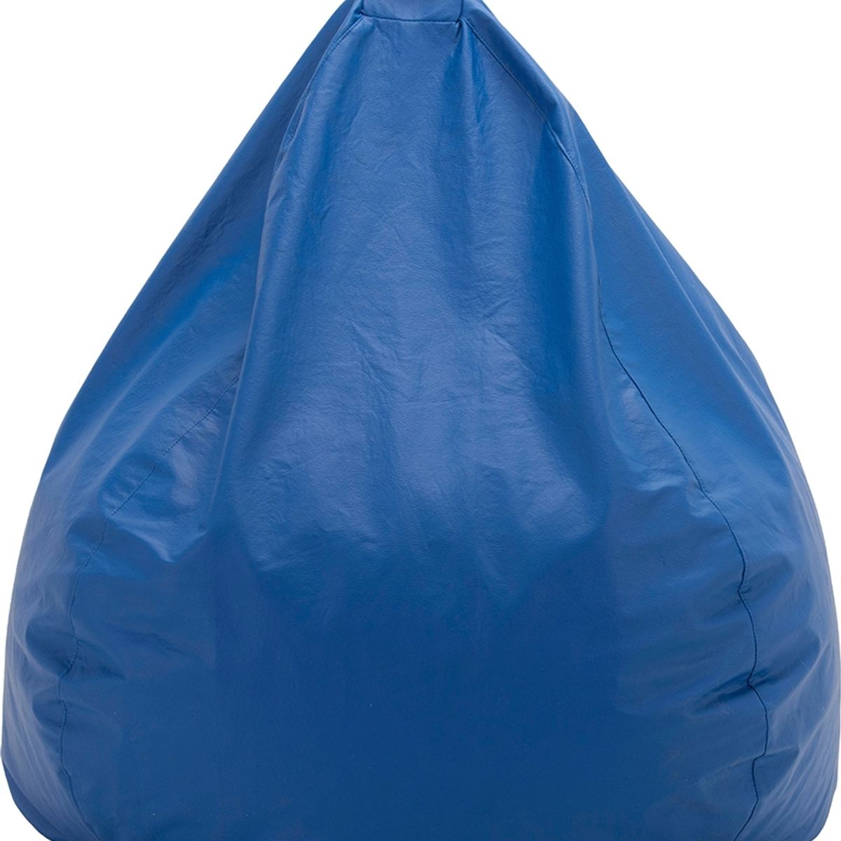 GENERICO - Funda Pouf Pera Infantil Azul Eco Cuero 60x50x50 cm Máxima Design