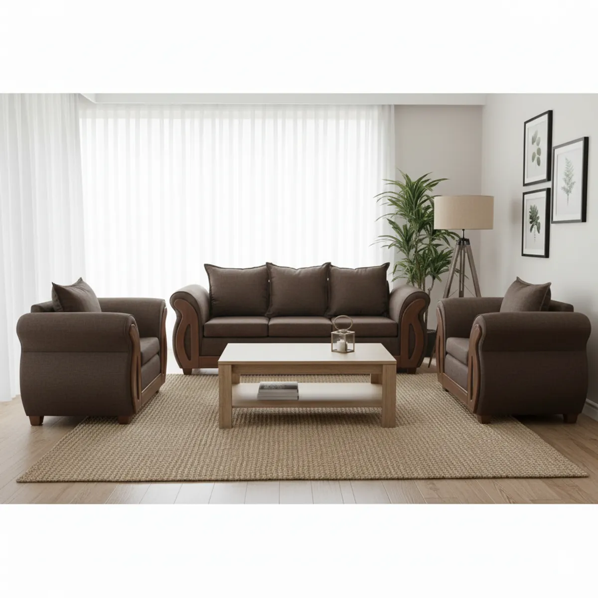 RUZAM MOBEL - LIVING 3-1-1 ISIDORA CAFE LINO