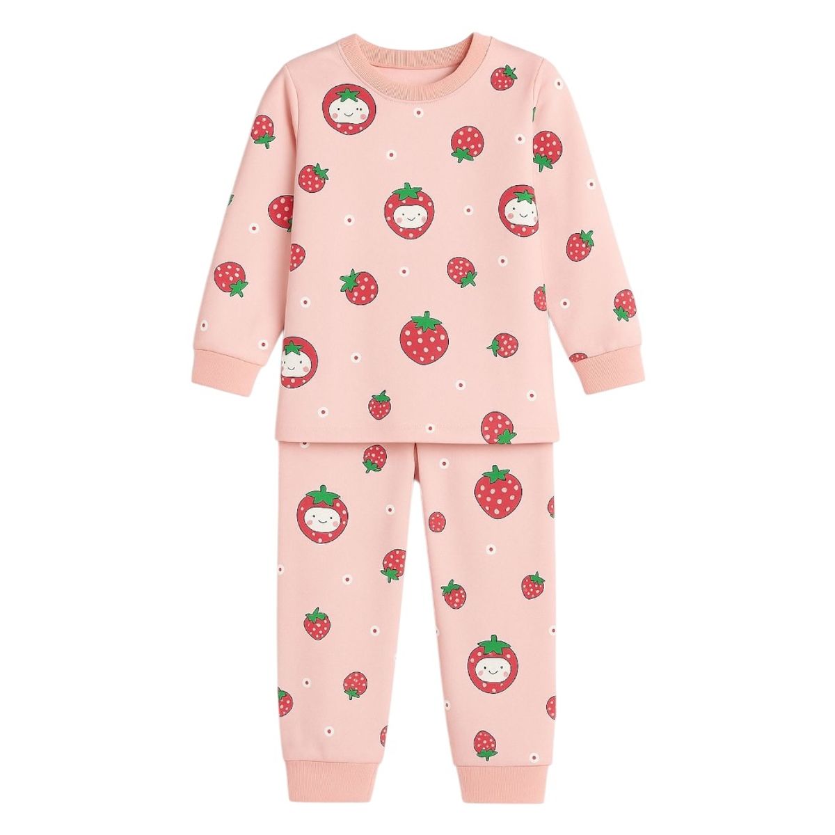 MV MOVAC - Pack 3 Pijama Invierno Conjunto Niña Polar Pantalón + Polerón.