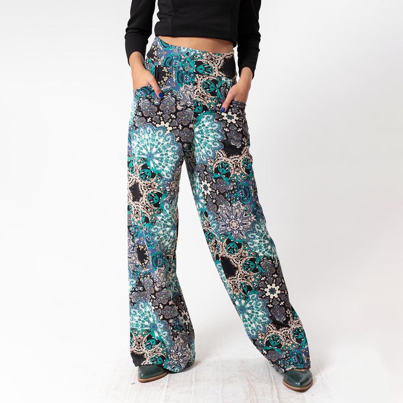 NATALIA SEGUEL - Palazzo Rebeca Mandalas Azul Flores Natalia Seguel