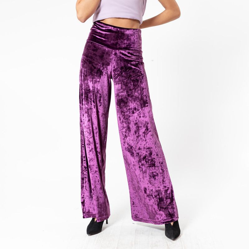 NATALIA SEGUEL - Palazzo Rebeca Fucsia Terciopelo Natalia Seguel