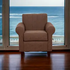 MUEBLES AMERICA - Poltrona Lucy Lino Sidelli Café