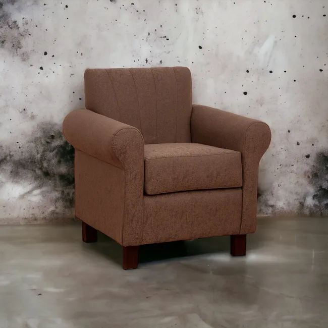 MUEBLES AMERICA - Poltrona Lucy Lino Sidelli  Café