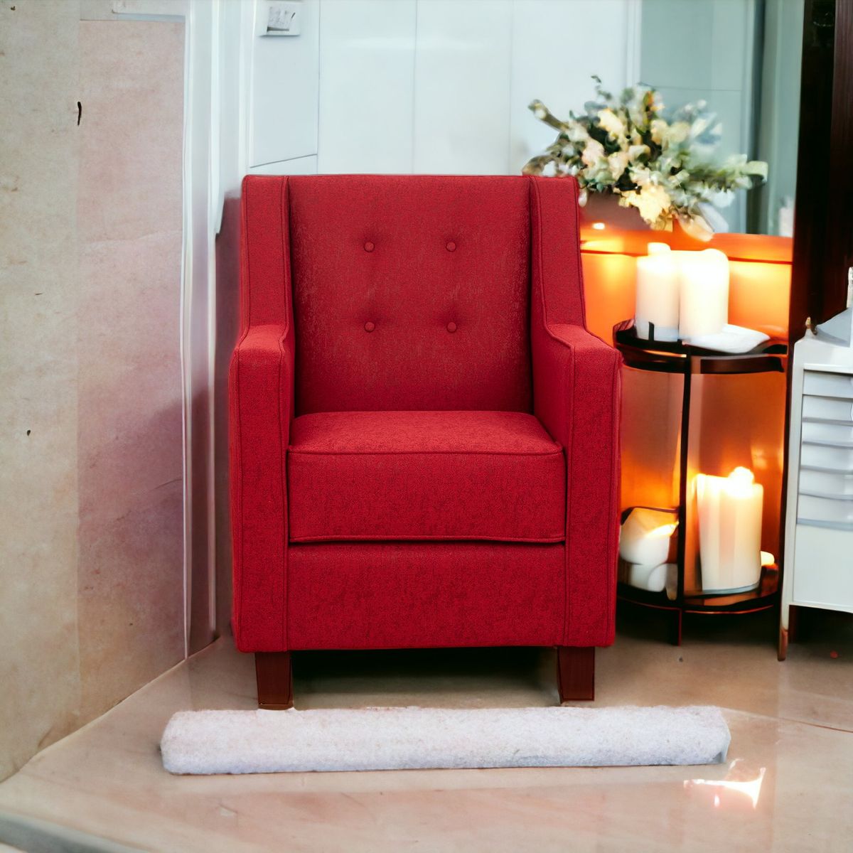 MUEBLES AMERICA - Poltrona Belén Lino Sidelli Burdeo