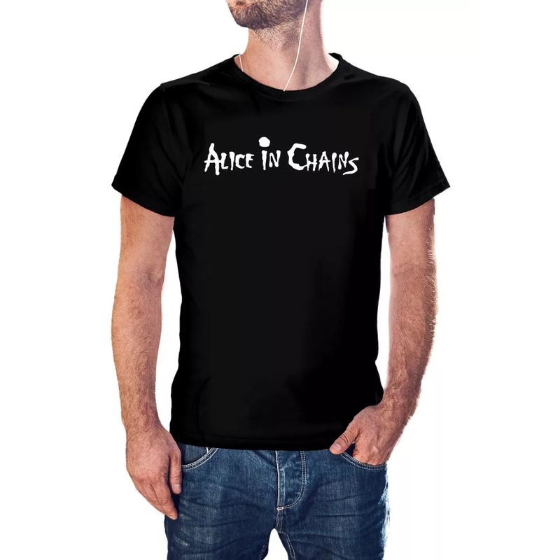 ROLY - Polera Alice In Chains Hombre Algodón