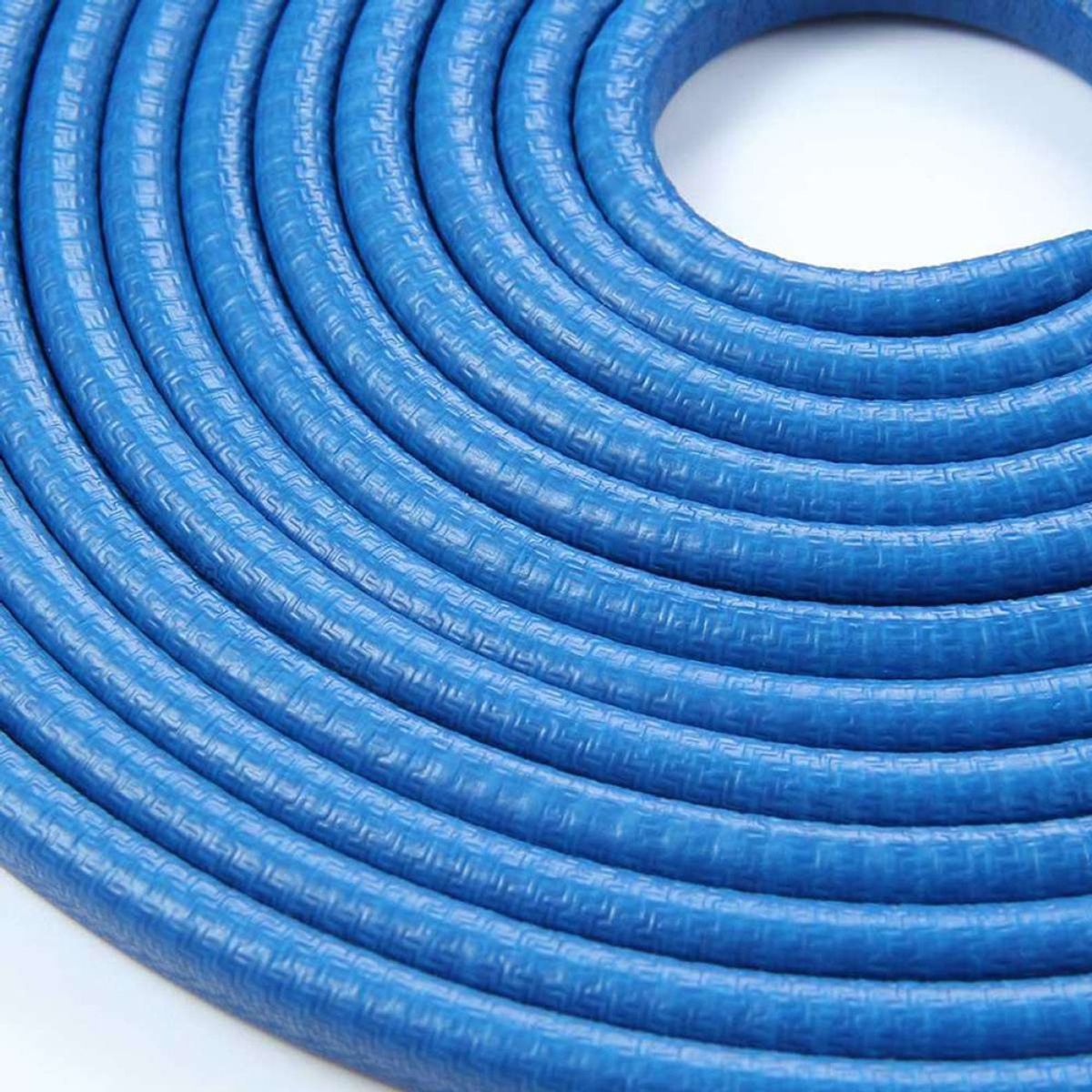 GENERICO - Moldura Auto Sello Presión Protectora Puertas Capot 5m AZUL