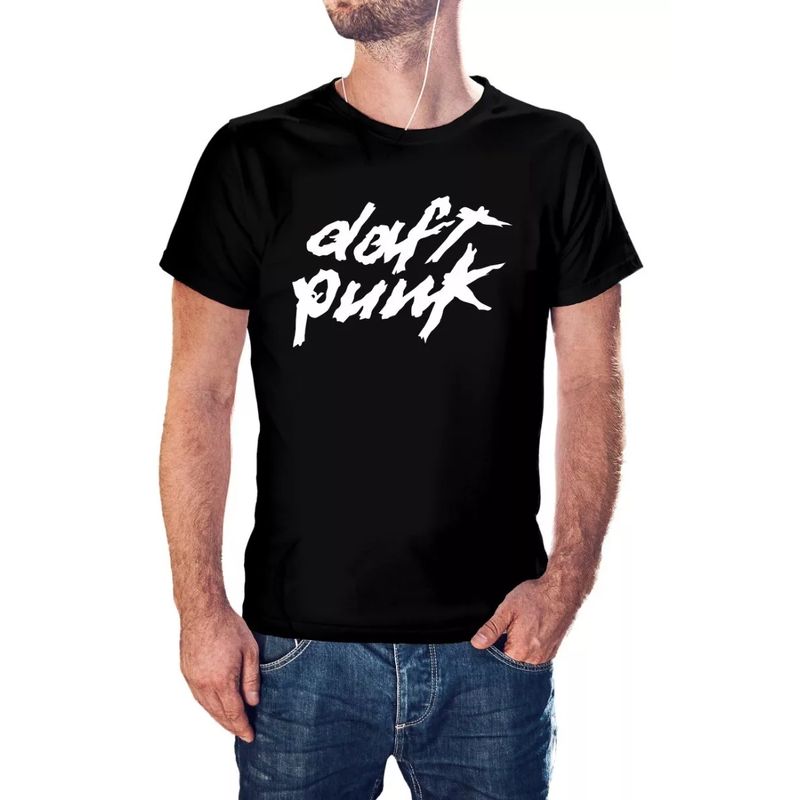ROLY - Polera Daft Punk Hombre Algodón