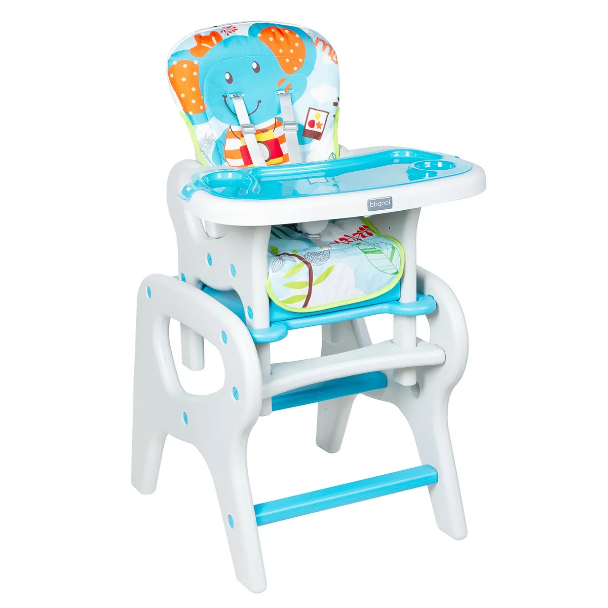 BBQOOL - Silla De Comer Escritorio Eat&Fun Blue
