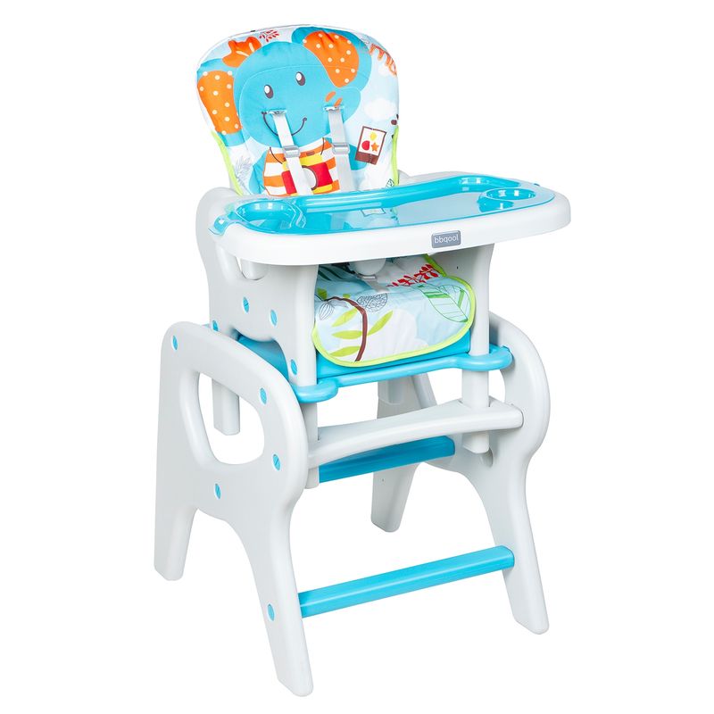 BBQOOL - Silla De Comer Escritorio Eat&Fun Blue
