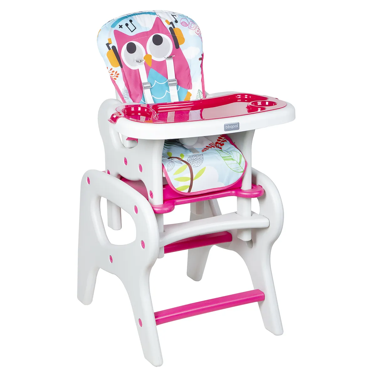 BBQOOL - Silla De Comer Escritorio Eat&Fun Pink