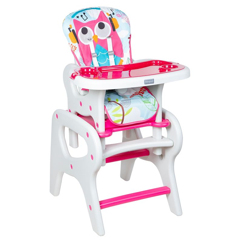BBQOOL - Silla De Comer Escritorio Eat&Fun Pink