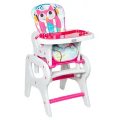 BBQOOL - Silla De Comer Escritorio Eat&Fun Pink