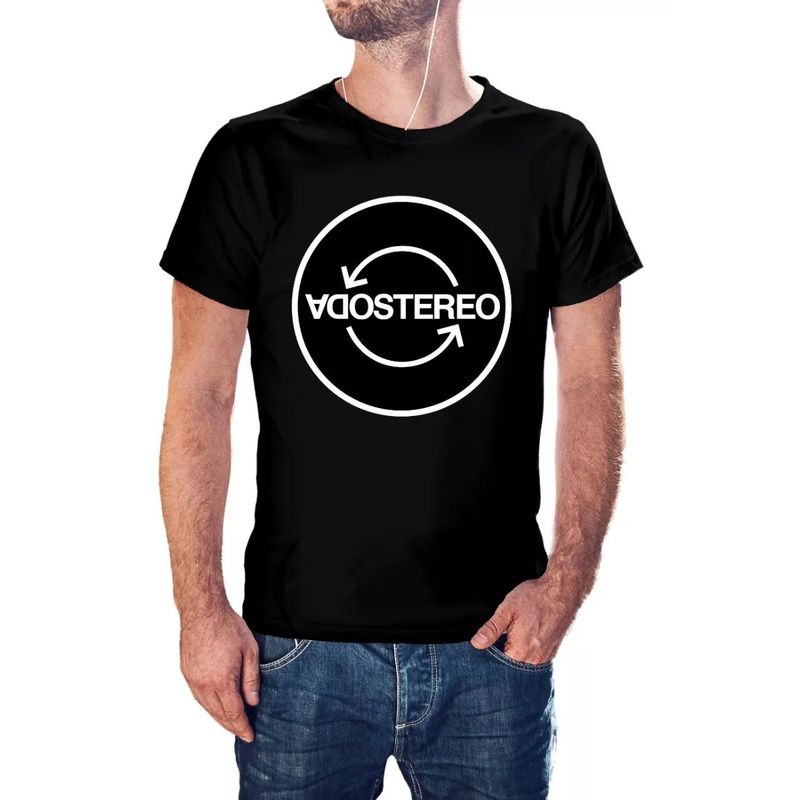ROLY - Polera Soda Stereo Hombre Algodón_.