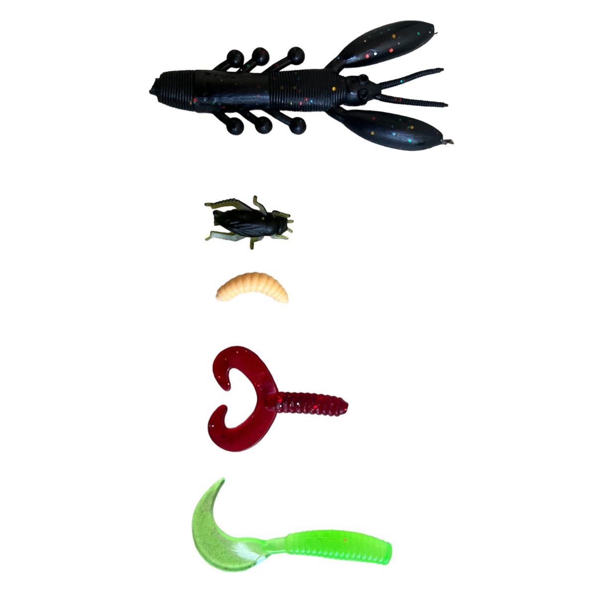 GENERICO - Kit de 101 piezas de señuelo cebo moscas anzuelos para pesca