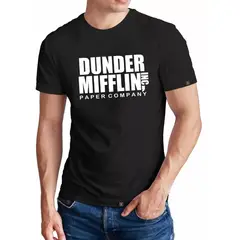 ROLY - Polera Negra Dunder Mifflin The Office