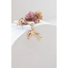 MODAS LILLO - Colgante Mujer Delfín Oro 18k Joyas