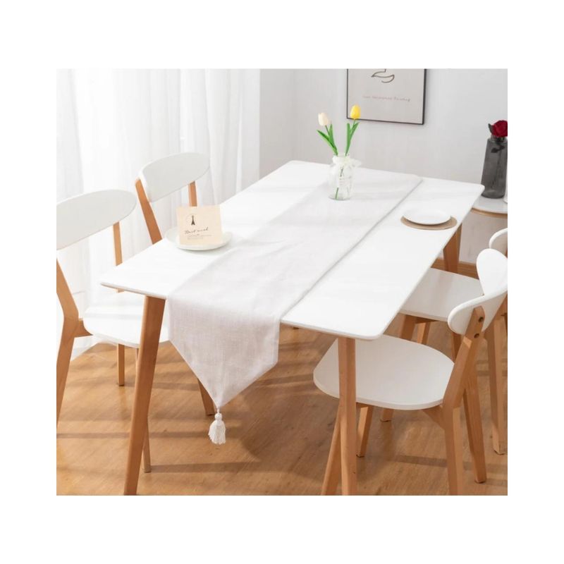 MANDIRHOME - Camino de Mesa Simple Crudo 180 x 37cms