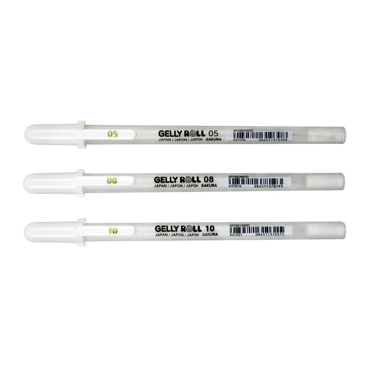 SAKURA - Gelly Roll Blanco 3 Unidades