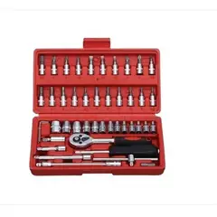 GENERICO - Caja set de Herramientas 46pcs Chicharra 14