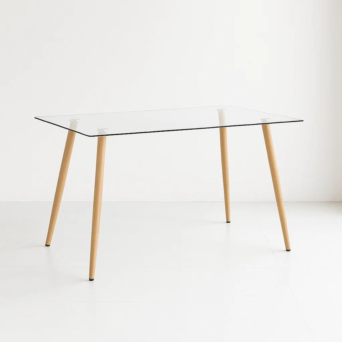 KLIK - Mesa de Comedor Vidrio Rectangular 120x80 KLIK