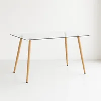 Mesa de Comedor Vidrio Rectangular 120x80