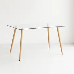 KLIK - Mesa de Comedor Vidrio Rectangular 120x80