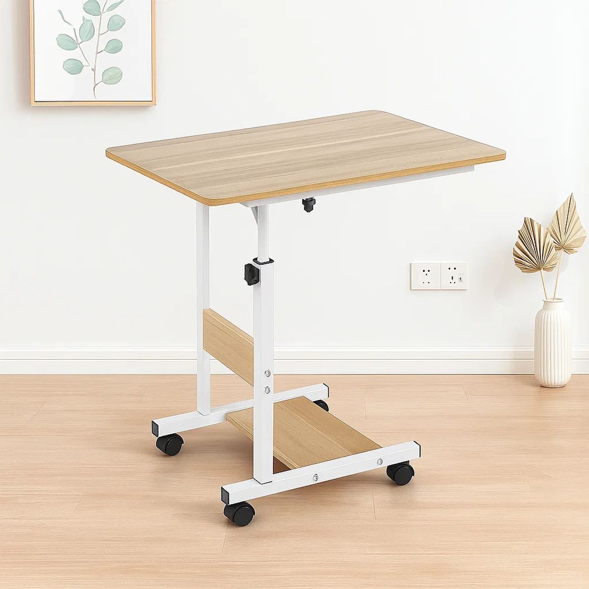 KLIK - Mesa escritorio ajustable para computador roble