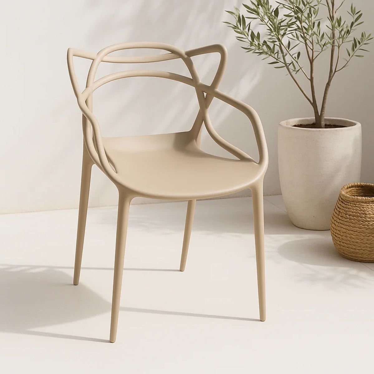 KLIK - Silla de Terraza o comedor Master - Beige KLIK
