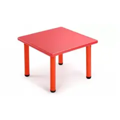 LUMAX - Mesa Plastico Niño 60x60x50 Rojo.
