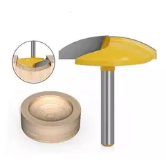 GENERICO - Fresa Madera Vaciado Fondo Plato Toma ¼ X 44.5