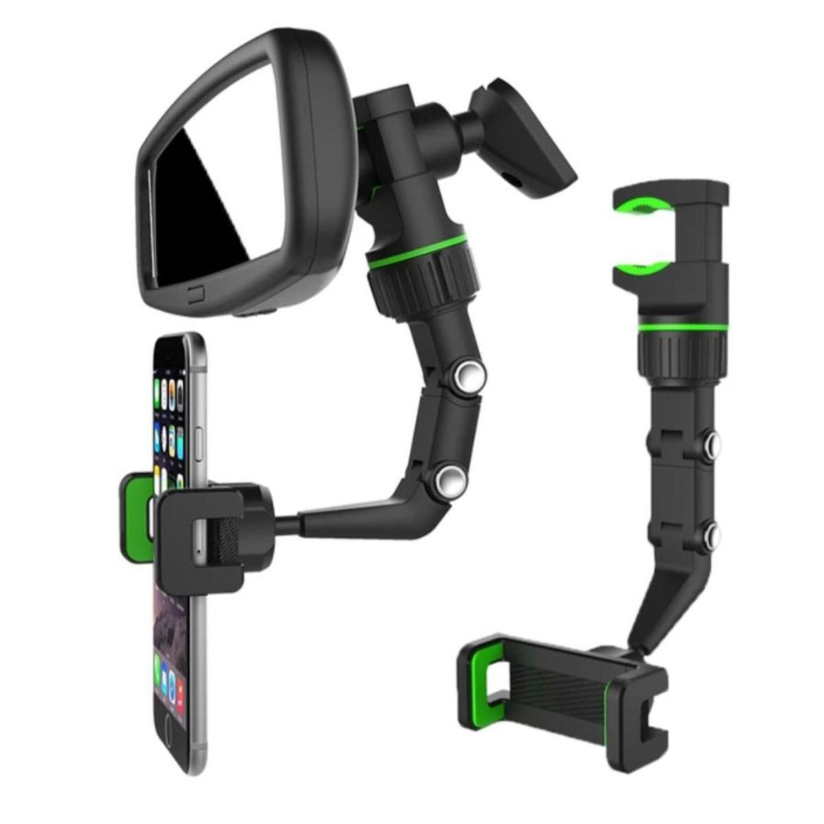 GENERICO - Soporte Telefono Celular Para Auto Porta Espejo Retrovisor