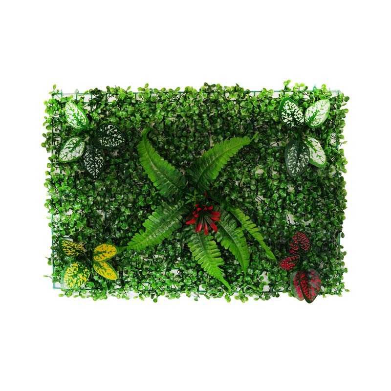 GENERICO - Pack 5 Palmetas Trebol Artificial con Flores 60x40cm