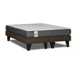 INNOVAMUEBLES - CAMA EUROPEA BD SILVER 2 PL CHOCOLATE