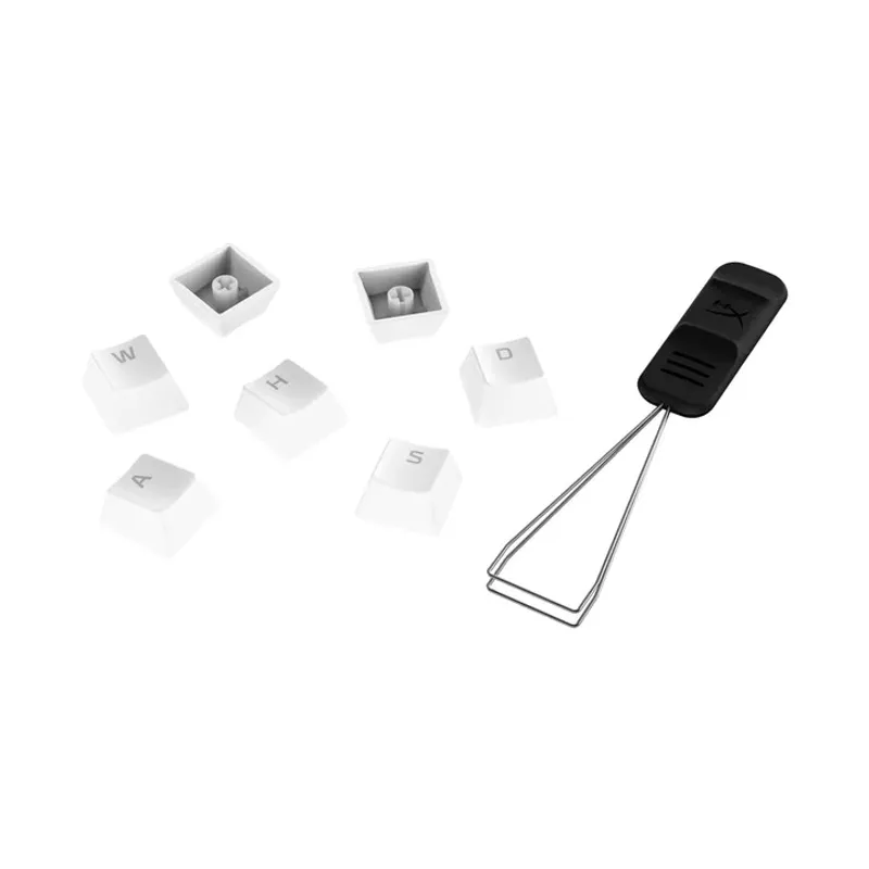HYPERX - Kit Teclas Hyperx PBT duraderas para teclados mecánicos Blanco