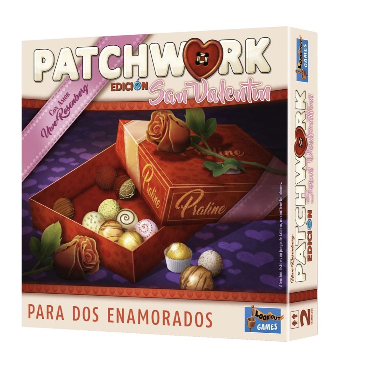EDGE ENTERTAINMENT - Patchwork San Valentín - Juego de Mesa - En Español