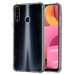 GENERICO - Carcasa Transparente Reforzada Para Samsung A20S