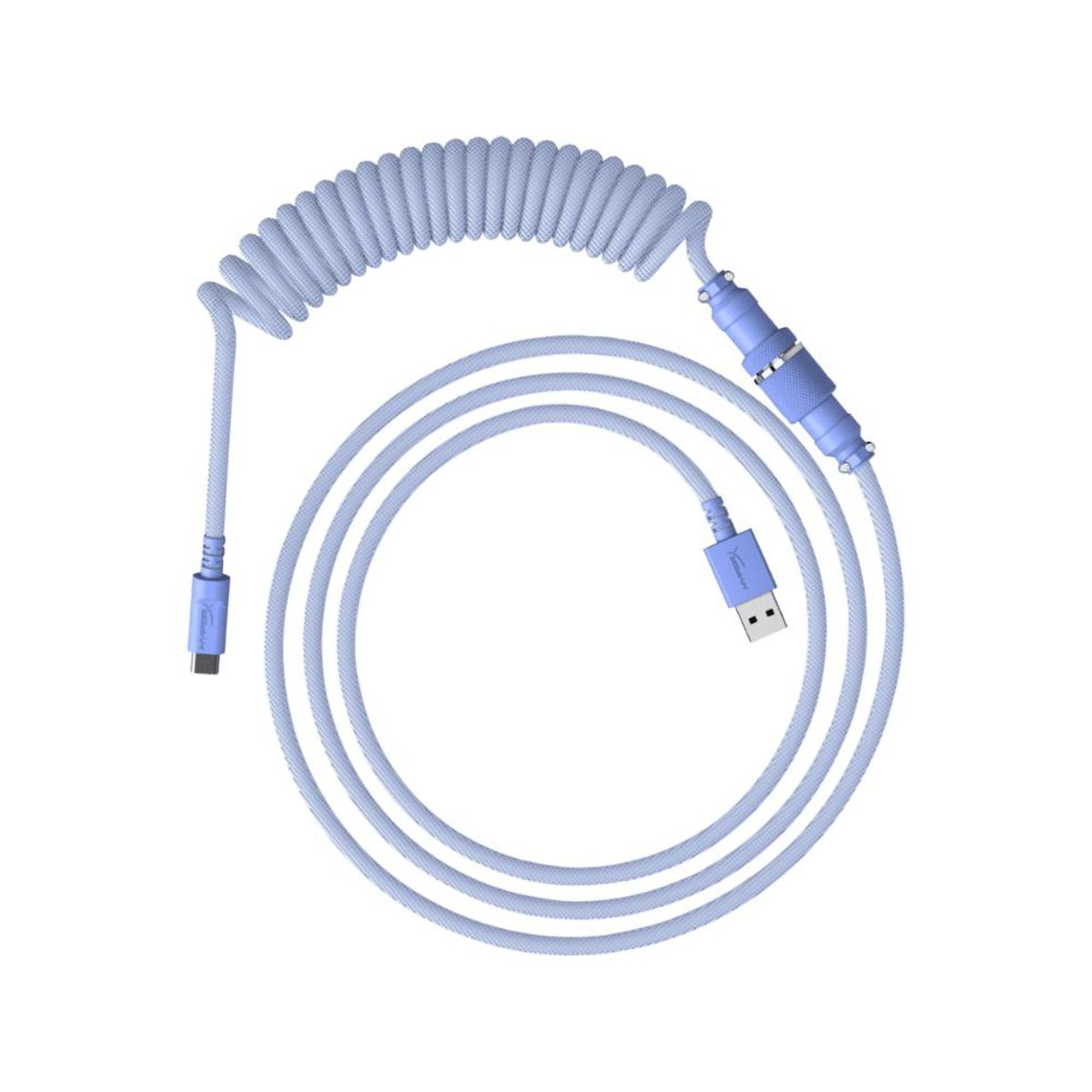 HYPERX - Cable en espiral Hyperx USB-C lila