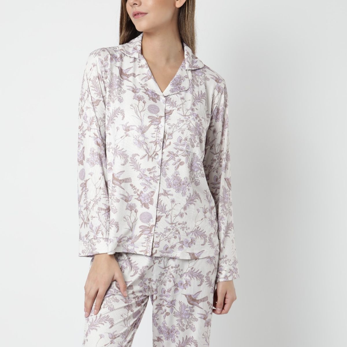 LA PIJAMERIA - Pijama Alessandra Toile Lila