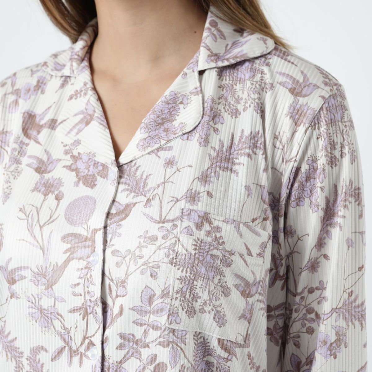 LA PIJAMERIA - Pijama Alessandra Toile Lila