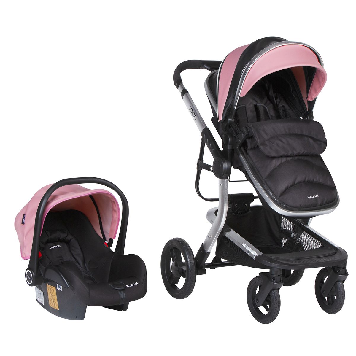BBQOOL - Coche Travel System Icon Pink