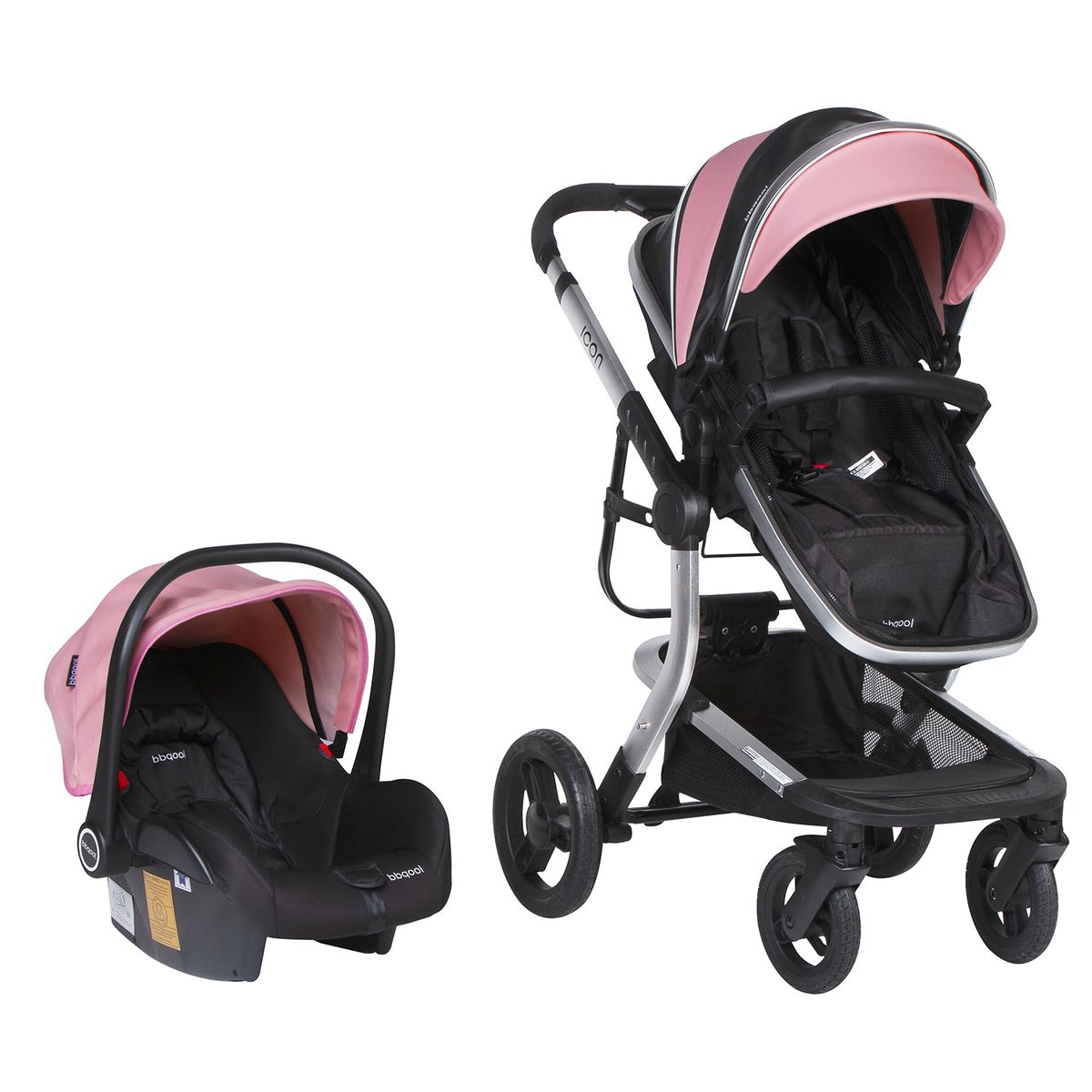 BBQOOL - Coche Travel System Icon Pink