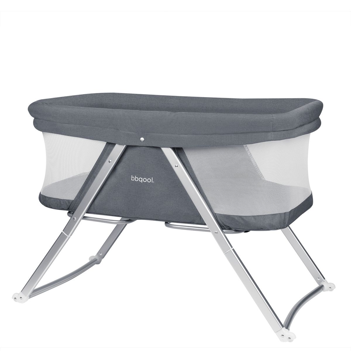BBQOOL - Cuna Moisés Portátil Dreams Grey