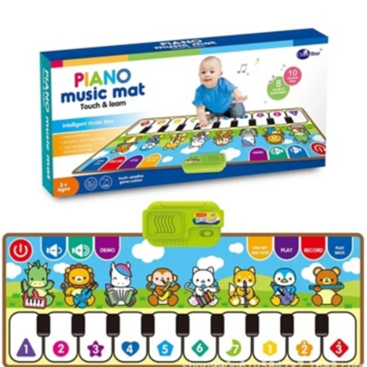 GENERICO - Alfombra Piano Teclado Musical niños Bebes unisex