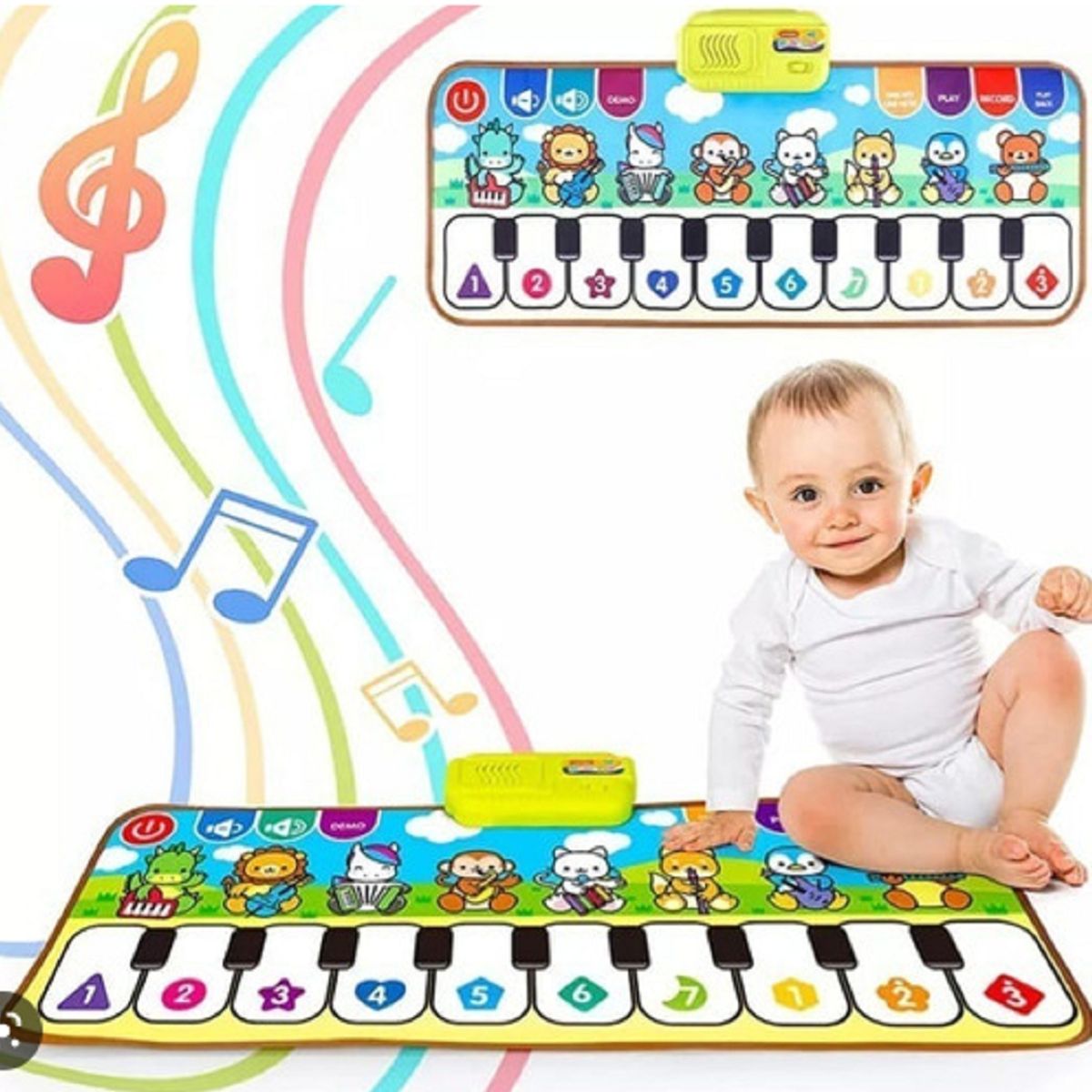 GENERICO - Alfombra Piano Teclado Musical niños Bebes unisex